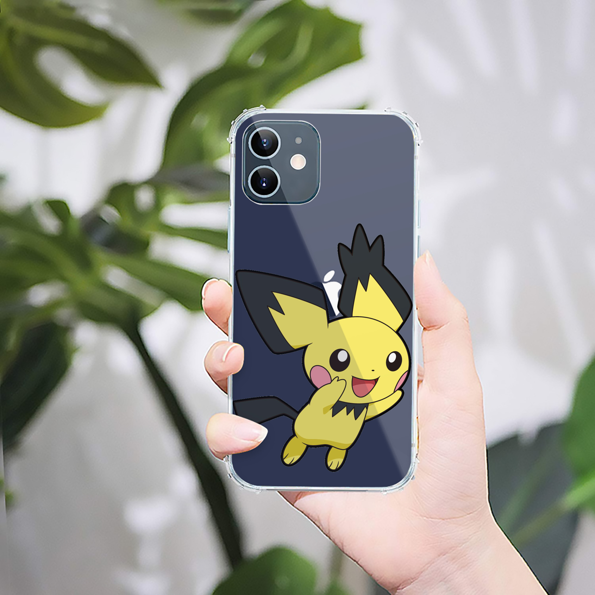 （画像用） ポケットモンスター Pokémon 【iPhone 12シリーズ対応】透明スマホケース（クリアソフトケース）